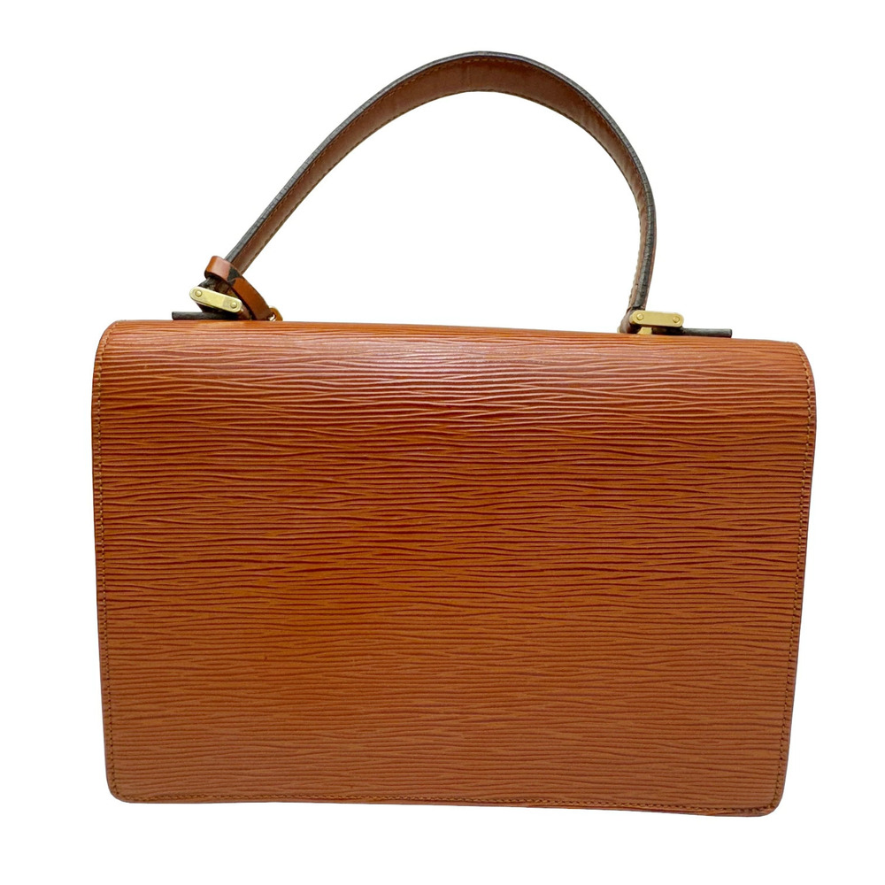 LOUIS VUITTON Concorde Epi Leather Handbag Kenya Brown